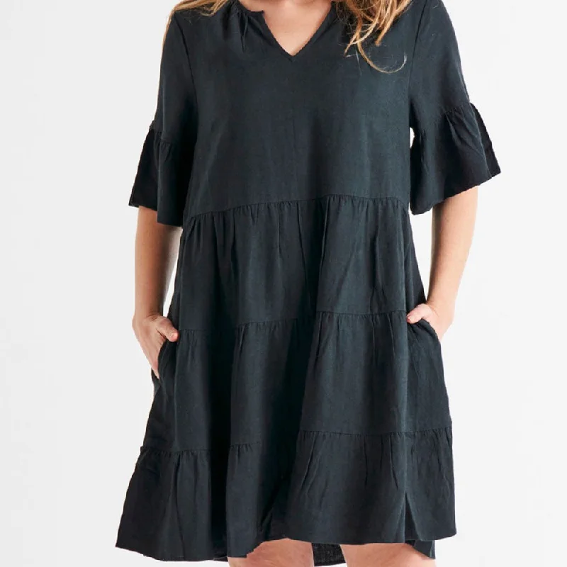 Betty Basics Sally Summer Dress Coal