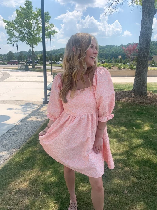 Blushing Babydoll Dress - Final Sale