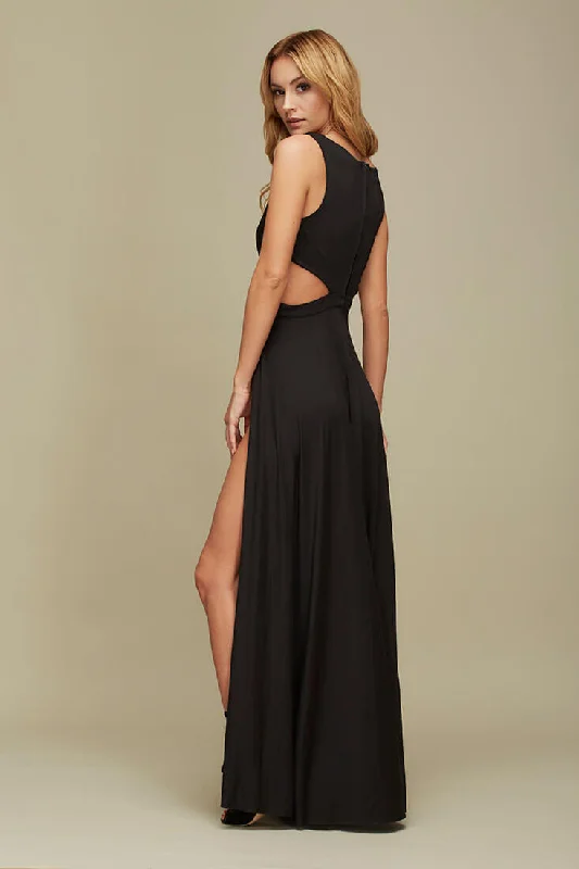 Maiyo Sexy Maxi Dress Black