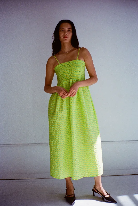 Marais Dress - Acid Apple Gingham