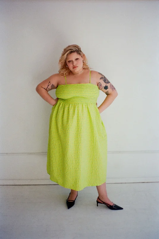 Marais Dress - Acid Apple Gingham