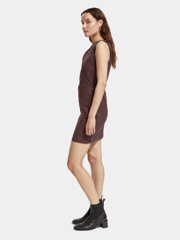 One shoulder mini dress