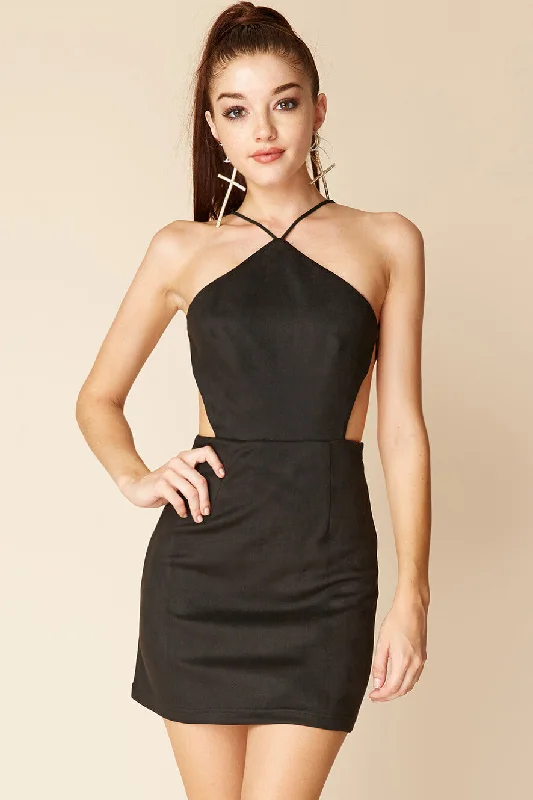 Tasia Bodycon Cocktail Dress Black